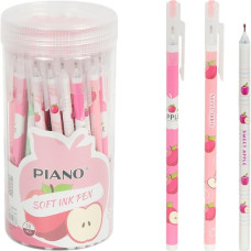 ручка Piano РТ-1118 "Apple" кульк. масл. синя 0,6/0,7мм.  (50/2400)