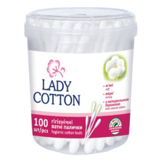 ватні палички Lady Cotton в банці 100шт.  84983  (144)