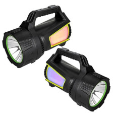 ліхтарик на 4 акум. 18650, Power Bank, зар. Type-C  T100A-10W+2COB (36)