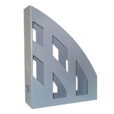 лоток для паперу вертик. ЛВ-01 пластмас. на 1 відділ. (КІП) сірий  (14)