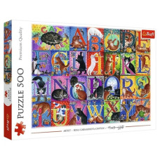 пазли Trefl  500 елем. Котячий алфавіт  37527