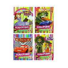 папір кольоровий Polly  А5 7кол./14арк. скріплений "книжкою"  (20)