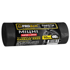 пакети для сміття Prodom  60л./10шт. міцні  25206  (50)