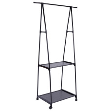 вішалка для одягу з полицею для взуття 84х43х156см.  EF-4358