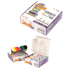 фарби гуашеві ROSA Kids "Cats"  9кол.х10мл.  301102