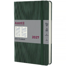 щоденник Axent Partner Lines темно-зелений А5, 184арк., датований на 2027 рік  8815-27-23-А  (12/24)