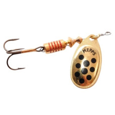 блешня обертова Mepps Aglia Decoree Gold/Black 4.5гр.  ADN2OR-bc