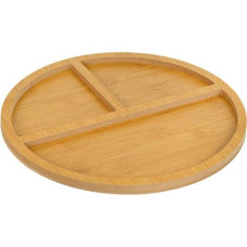 менажниця дерев`яна для закусок d-29,5см. на 3 секції  637-7/637077/122913  (48)