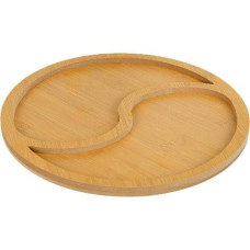 менажниця дерев`яна для закусок d-29см. на 2 секції  637-8/637084/122914  (48)