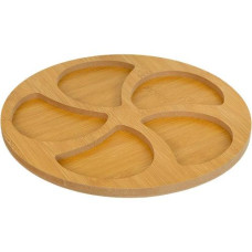 менажниця дерев`яна для закусок d-29см. на 5 секцій  637-6/228252/122912  (48)