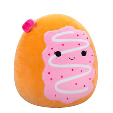 м`яка іграшка Squishmallows Вишневий пончик Перл 36см.  SQCR06742