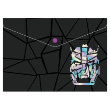 тека Maxi МХ32012-10 конверт на кнопці пласт. А4  (12/120)