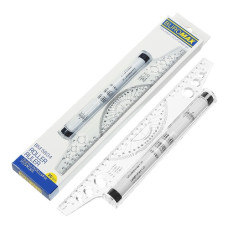 рейсшина роликова Buromax 30см.  ВМ.5834  (20)