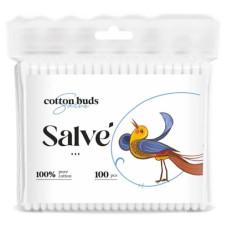 ватні палички Salve 100шт. в поліет. пакеті