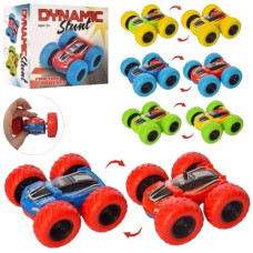 машинка перевертень інерц., гум. кол., в кор. 10х9,5х5см.  2019-06А  (120)