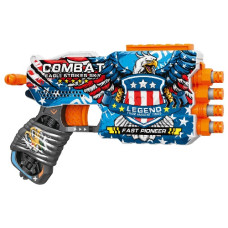 пістолет механічний чотириствольний Бойовий орел 23х14,5см., 12 м`яких набоїв  ВН140