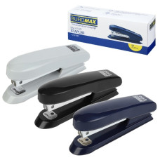 степлер Buromax №10 пластиков. до 15арк., 11,1х2,8х4,3см.  ВМ.4100  (12/72)