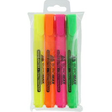 набір текст-маркерів Buromax 4кол.  ВМ.8906-94  (144)