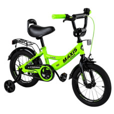 велосипед Corso Maxis 12", ручне гальмо, дзвоник, сидіння з ручкою, дод. колеса  МХ-12422  (1)