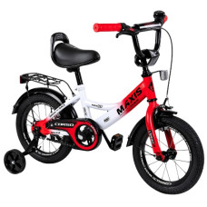 велосипед Corso Maxis 12", ручне гальмо, дзвоник, сидіння з ручкою, дод. колеса  МХ-30625  (1)