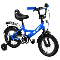 велосипед Corso Maxis 12", ручне гальмо, дзвоник, сидіння з ручкою, дод. колеса  МХ-62125  (1)