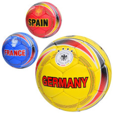 м`яч футбольний розмір 5, ПУ, ручна робота, 410-430гр., 32 панелі, країни  2500-279  (30)