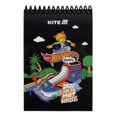 блокнот Kite на спіралі, пласт. обкл., А6/48арк., без лін.  HW25-196-2  (1/20)