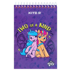 блокнот Kite на спіралі, пласт. обкл., А6/48арк., без лін.  LP24-196  (1/20)