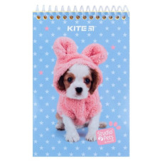 блокнот Kite на спіралі, пласт. обкл., А6/48арк., без лін.  SP24-196  (1/20)