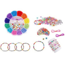 бісер намистини, гумка, в кор. 16х16х2см.  T026A-MZ1  (90/180)