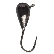 мормишка вольфрамова "Крапля з вушком" d-3,0мм. чорна  Р0130-5