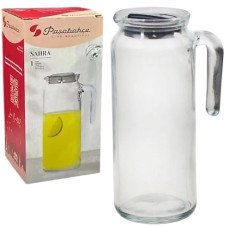 глечик Sahra 1,0л., h-22см. з сірою кришкою  80056  (6)