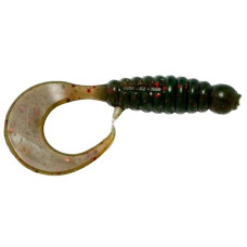 принада їстівний силікон Angry Baits Twister 1.6" Motor Oil,  10шт./уп.  GR0508