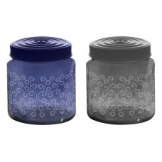 банка з кришкою Herevin Dark Blue-Grey-Ivy mix 1,0л.  140321-070  (6)