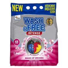 пральний порошок Wash&Free універсальний Магія орхідей 2400гр.