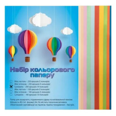 папір оф. кольор. U-Forest Mondi  А4/ 80гр./250арк. Супермікс 10кол.х25арк.  (10)