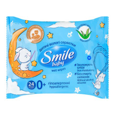 серветки вологі Smile Baby  24шт.  (42)