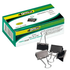 біндер 4Office чорний 25мм.  4-328  (12/144/2880)