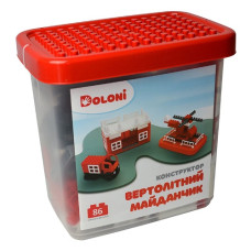 конструктор "Вертолітний майданчик" 86 дет. в пласт. боксі Doloni-toys  013888/31