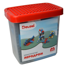 конструктор "Аеродром" 142 дет. в пласт. боксі Doloni-toys  013888/33