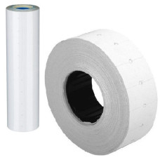 цінник для етикет-пістолета Economix однорядн. біл. 21x12мм. 1000шт./рулон  Е21301-14  (10/300)