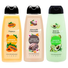 гель для душу Liora 430мл. (в ас-ті)