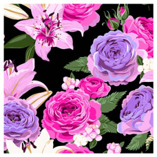 картина за номер. Strateg 40х40см. "Квіткова фантазія"  AV4040-84