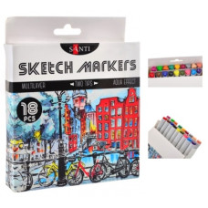 набір скетч маркерів Santi 18шт.  390527  (12)
