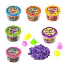 набір д/творч. Danko toys "Кінетичний пісок KidSand" в банці  500гр.  KS-01-02  (24)