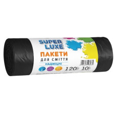 пакети для сміття Супер Люкс 120л./10шт. НАДМІЦНІ  20001  (30)