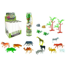 тварини дикі 4х2х3см., 12шт. в колбі, 12уп. в диспл. 20,8х16х21см.  303-301  (12/360)