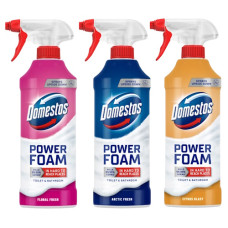спрей-піна для чищення унітазу та ванної Domestos 435мл. (в ас-ті)