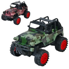 джип інерц. військовий 18,5см. в кул. 22х25х11см.  008-17  (72)