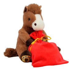 м`яка іграшка Копиця Коник з подарунком 27см.  00081-94